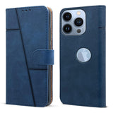For Apple iPhone 13 Pro Flip Cover Case  (Stitched Leather with Magnetic Closure)