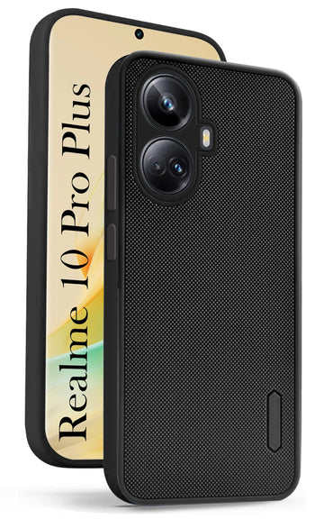 For Realme 10 Pro Plus Back Cover Case (Textured Grip Design | Camera Protetion | Slim and Light Weight | Soft Touch and Feel)