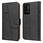 For Oppo A54 5G Flip Cover Case (Stitched Leather with Magnetic Closure)