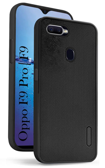 For Oppo F9 | F9 Pro Back Cover (Textured Grip Design | Slim and Light Weight)