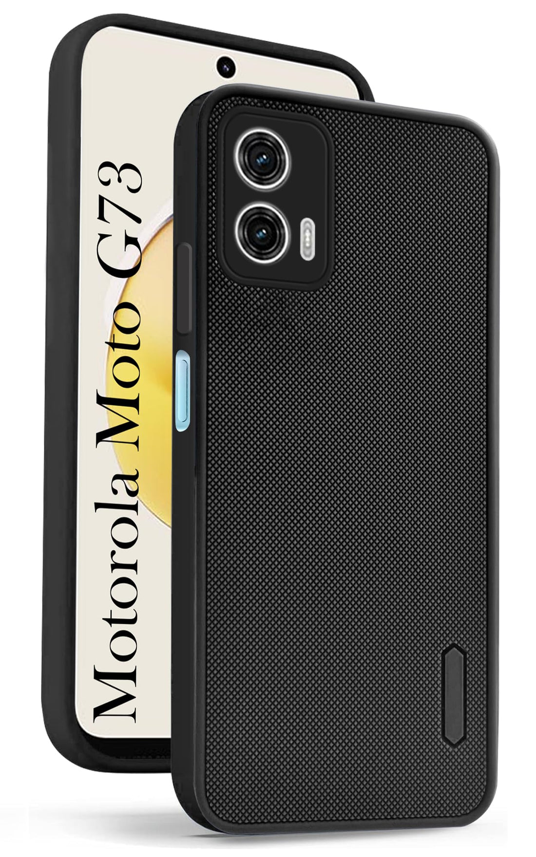 For Motorola Moto G73 Back Cover Case  (Textured Grip Design | Camera Protetion | Slim and Light Weight | Soft Touch and Fee)