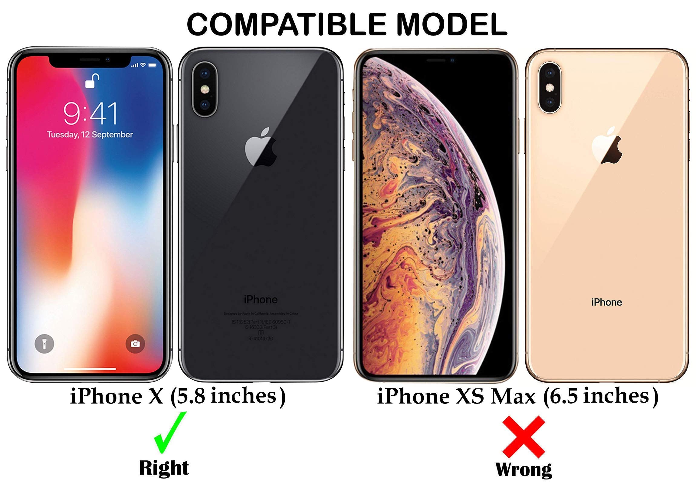 For Apple iPhone X Back Cover (Silicone Clear Shockproof Case with Cam