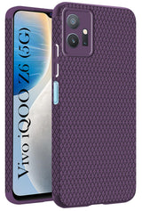 For Vivo iQOO Z6 5G Back Cover Case (Liquid Silicone | Side Grip | Camera Protection)