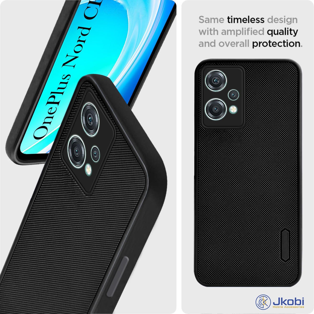 For Oneplus Nord CE 2 Lite 5G Back Cover Case Rubberised (Textured Grip Design| Micro-Fiber Cloth Inside | Slim and Light Weight | Soft Touch and Feel)