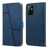 For Infinix Note 8 Flip Cover Case ( Stitched Leather with Magnetic Closure)