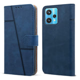 For Realme Narzo 50 Pro 5G Flip Cover Case ( Stitched Leather with Magnetic Closure)