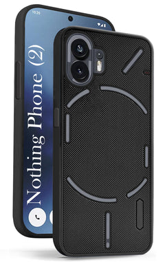 For Nothing Phone 2 Back Cover Case (Textured Grip Design | Camera Protection | Slim and Light Weight | Soft Touch and Feel)