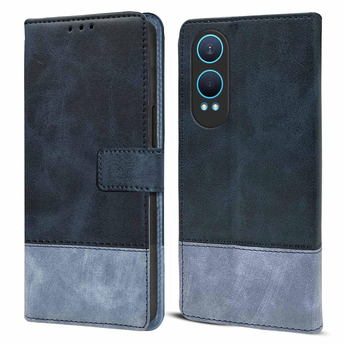 For OnePlus Nord CE 4 Lite Flip Cover Case (Professional Dual Leather Wallet with Magnetic Closure)