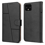 For Google Pixel 4 Flip Cover Case (Stitched Leather with Magnetic Closure)