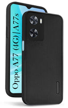 For Oppo A77 4G | Oppo A77s Back Cover Case (Textured Grip Design | Camera Protection | Slim and Light Weight | Soft Touch and Feel)