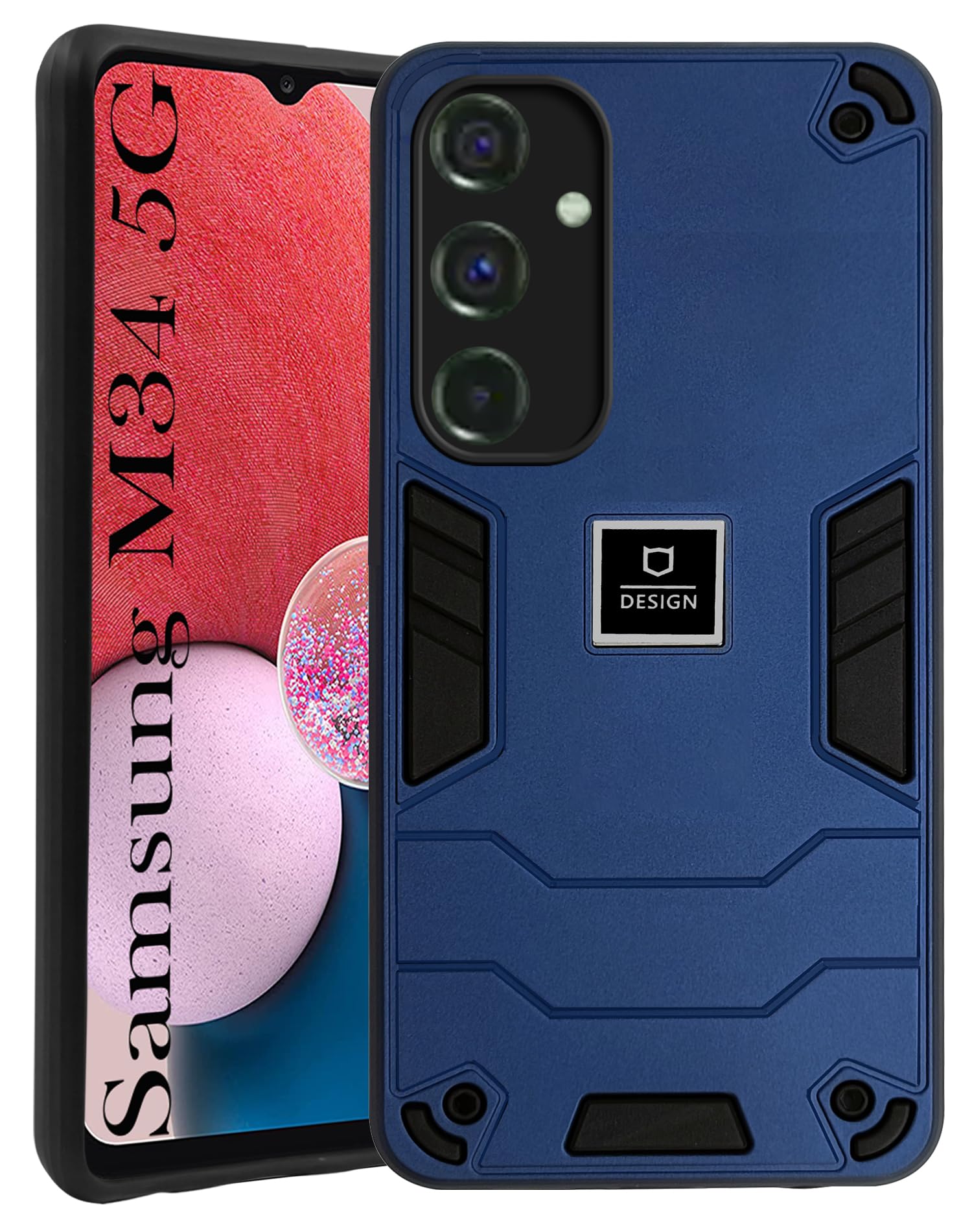 For Samsung Galaxy M34 5G Back Cover Case (Lightweight Hybrid Shockproof Polycarbonate)