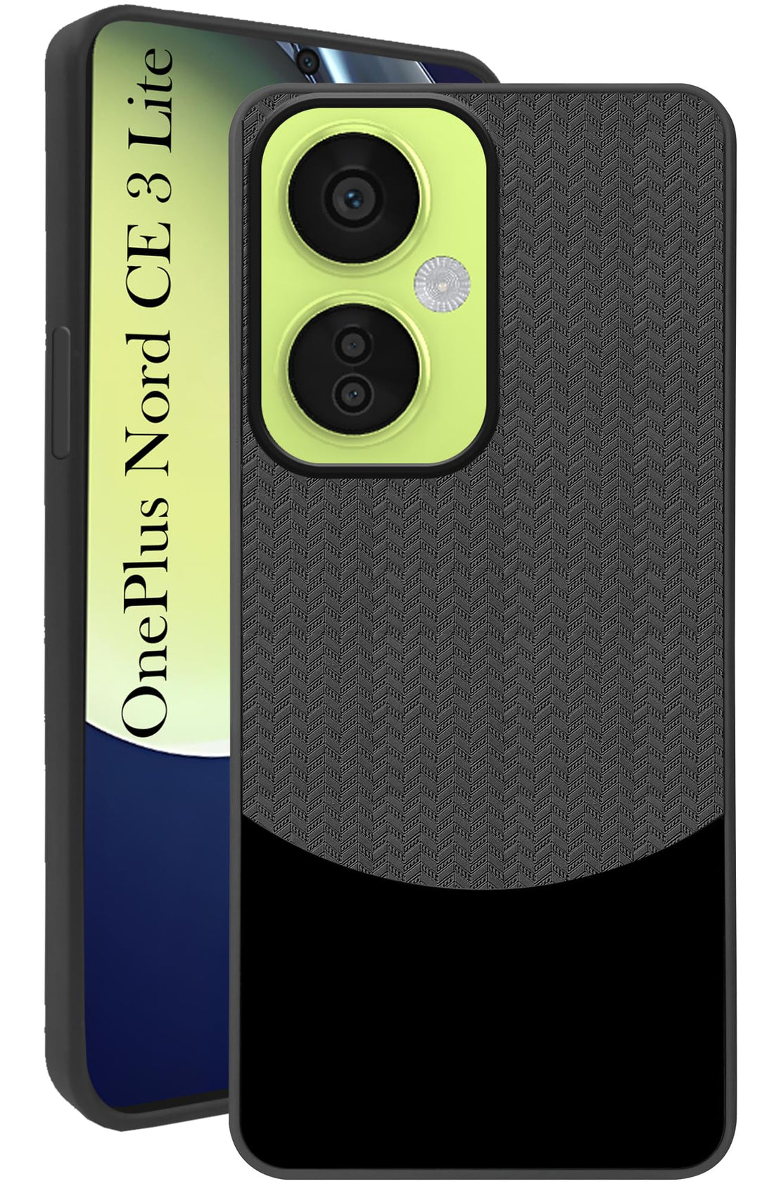 For OnePlus Nord CE 3 Lite Back Cover Case (Elegant PU Leather Finish | Premium Minimalist Professional | Camera Protection Bump)