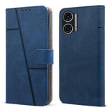 For Motorola Moto G24 | G24 Power Flip Cover Case (Stitched Leather with Magnetic Closure)