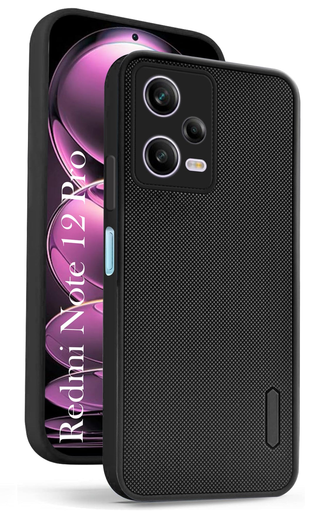 For Xiaomi Redmi Note 12 Pro 5G Back Cover Case (Textured Grip Design | Camera Protetion | Slim and Light Weight | Soft Touch and Feel)