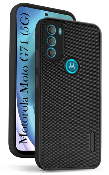 For Motorola Moto G71 5G Back Cover Case (Textured Grip Design | Camera Protetion | Slim and Light Weight | Soft Touch and Feel)