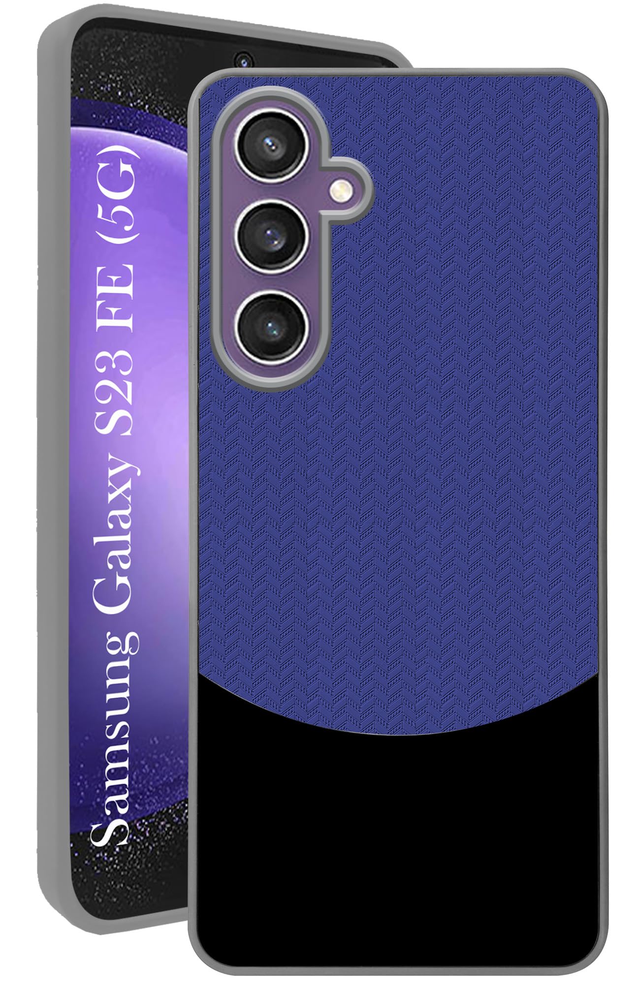 For Samsung Galaxy S23 FE 5G Back Cover Case (Elegant PU Leather Finish | Premium Minimalist Professional | Camera Protection Bump)