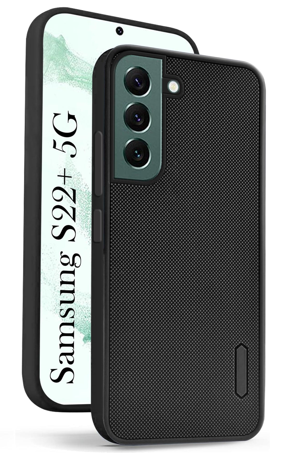 For Samsung Galaxy S22 Plus 5G Back Cover Case (Textured Grip Design | Camera Protetion | Slim and Light Weight | Soft Touch and Feel)