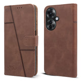 For Oppo Reno11 F 5G | Oppo Reno 11F 5G Flip Cover Case(Stitched Leather with Magnetic Closure)