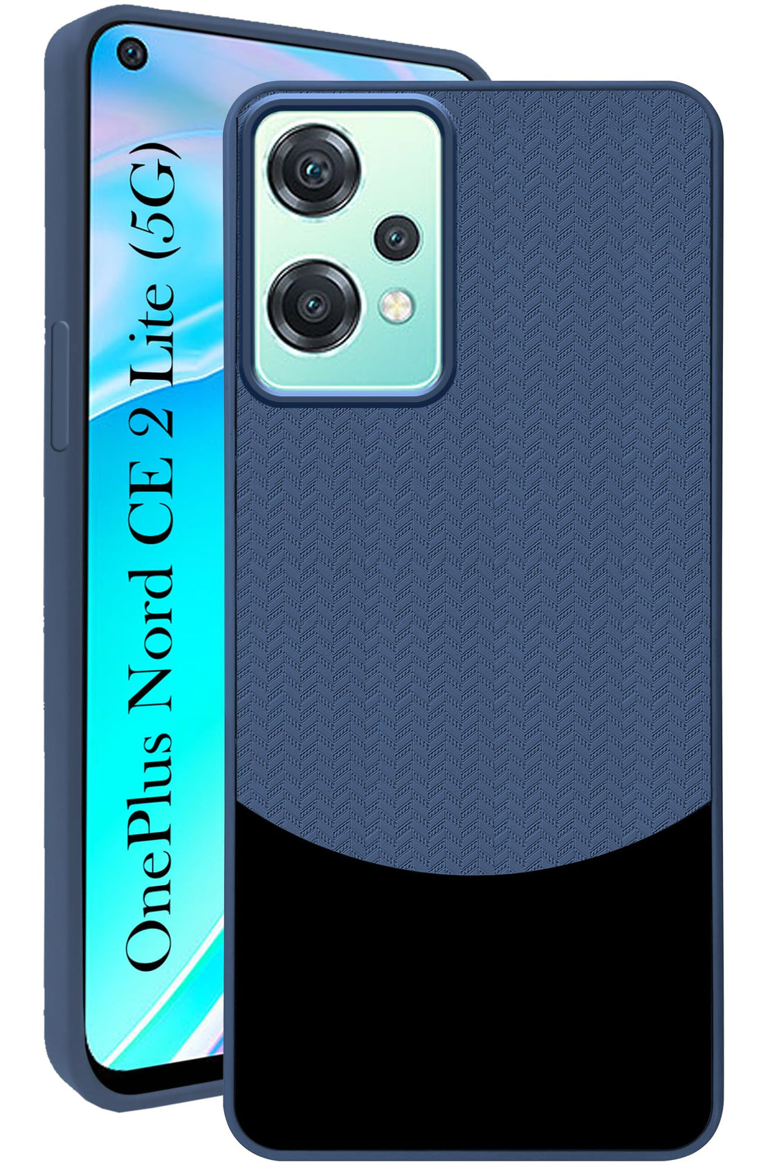 For OnePlus Nord CE 2 Lite Back Cover Case (Elegant PU Leather Finish | Premium Minimalist Professional | Camera Protection Bump)