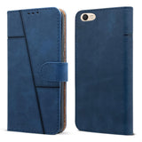 For Vivo V5 Flip Cover Case ( Stitched Leather with Magnetic Closure)