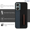 For Vivo Y18 | Y18e | Y03 | Y18i | Y18t  Back Cover Case (Professional PU Leather | Strip Chain Holder Socket)