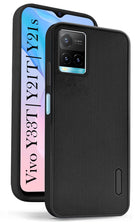For Vivo Y33T | Vivo Y21T | Vivo Y21s Back Cover Case (Textured Grip Design | Camera Protetion | Slim and Light Weight | Soft Touch and Feel)