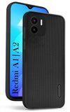For Redmi A1 | Redmi A2 Back Cover Case Rubberised (Textured Grip Design| Micro-Fiber Cloth Inside | Slim and Light Weight | Soft Touch and Feel)