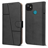 For Itel Vision 1 Flip Cover Case  (Stitched Leather with Magnetic Closure | )