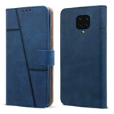 For Redmi Note 9 Pro | 9 Pro Max | Note 10 Lite Flip Cover Case (Stitched Leather with Magnetic Closure)