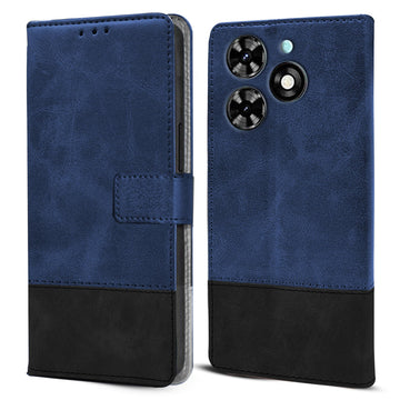 For Tecno Spark 20C Flip Cover Case (Professional Dual Leather Wallet with Magnetic Closure)