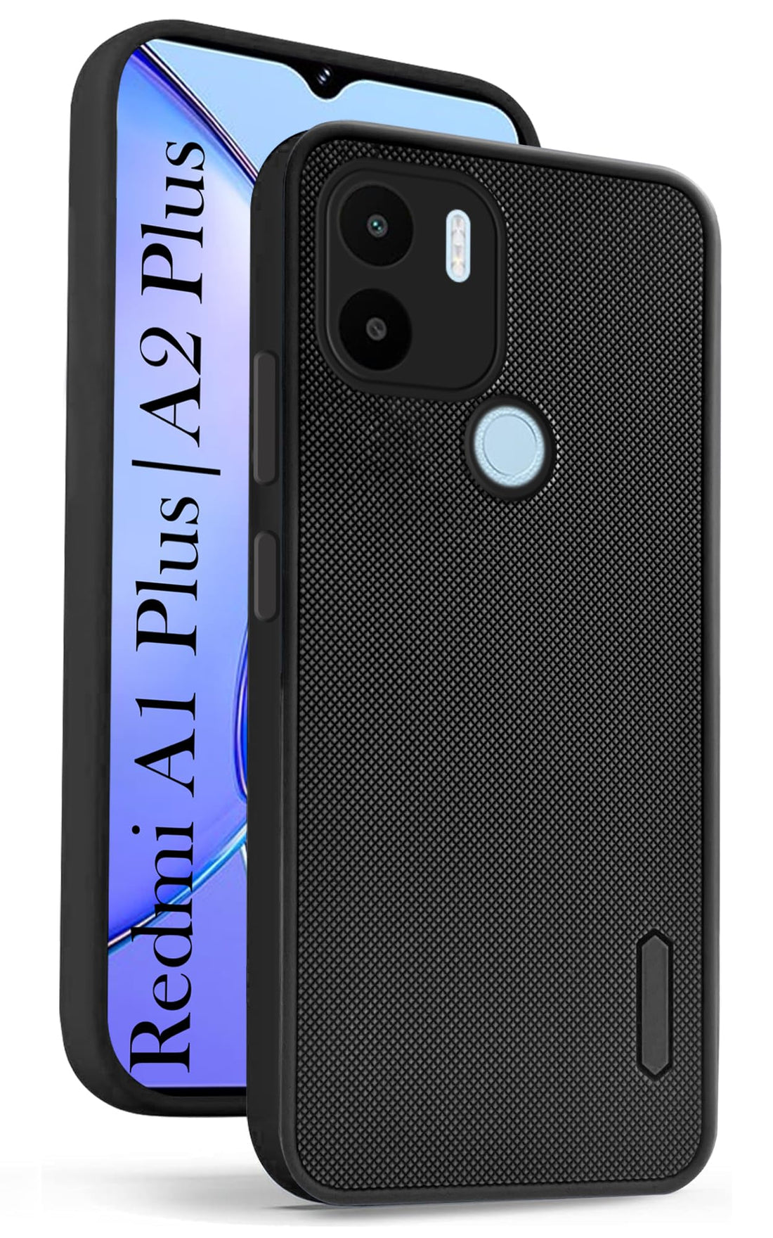 For Xiaomi Redmi A1 Plus | A2 Plus Back Cover Case (Textured Grip Design | Camera Protetion | Slim and Light Weight | Soft Touch and Feel)