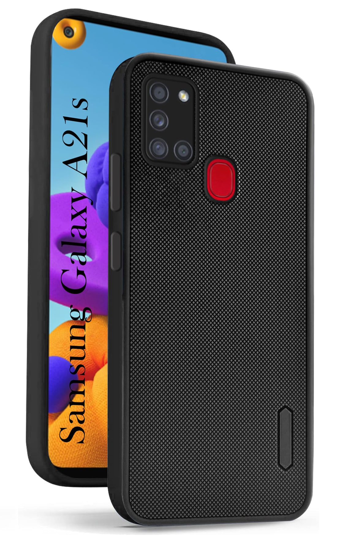 For Samsung Galaxy A21s Back Cover Case (Textured Grip Design | Camera Protetion | Slim and Light Weight | Soft Touch and Feel)