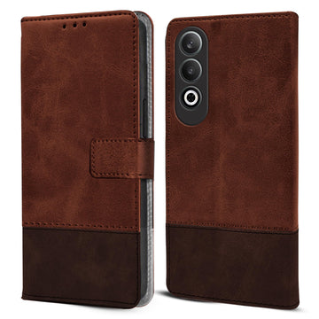 For Oneplus Nord CE 4 Flip Case Cover (Professional Dual Leather Wallet with Magnetic Closure)