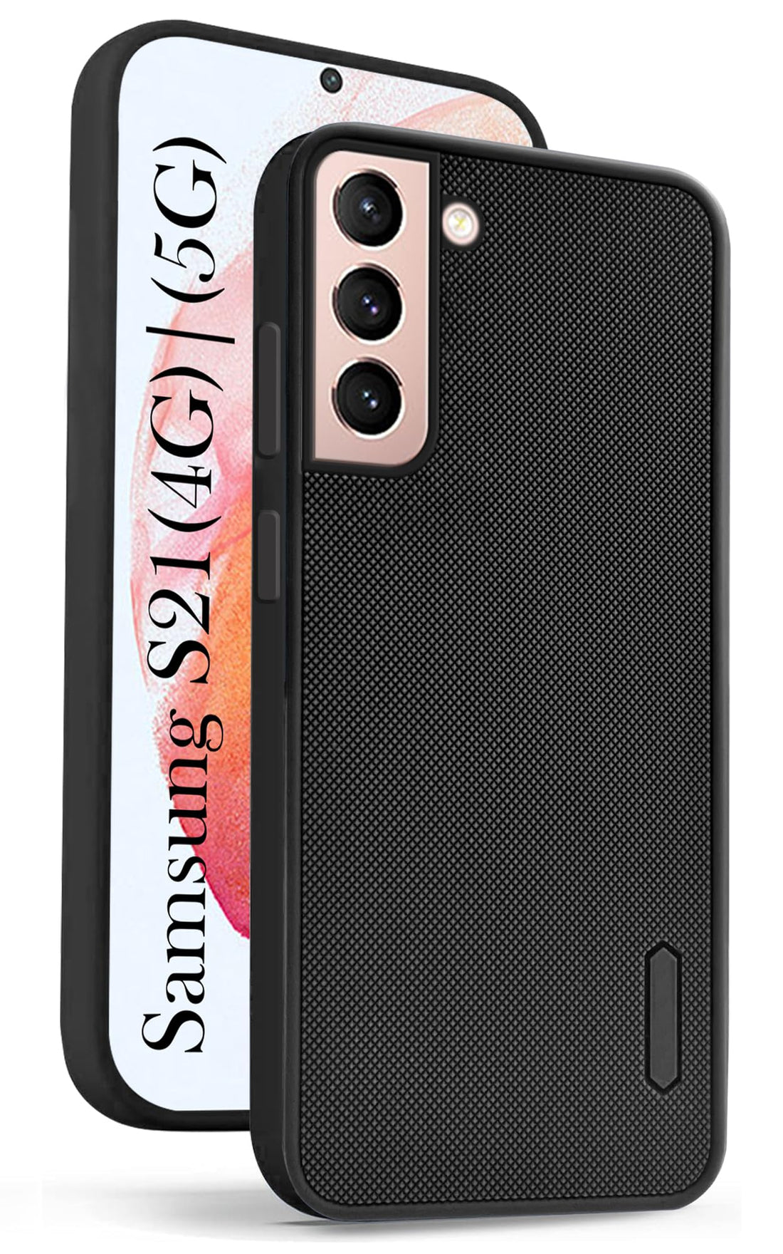 For Samsung Galaxy S21 5G | S21 4G Back Cover Case (Textured Grip Design | Camera Protetion | Slim and Light Weight | Soft Touch and Feel)