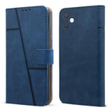 For Samsung Galaxy A07 5G Flip Cover Case ( Stitched Leather with Magnetic Closure)