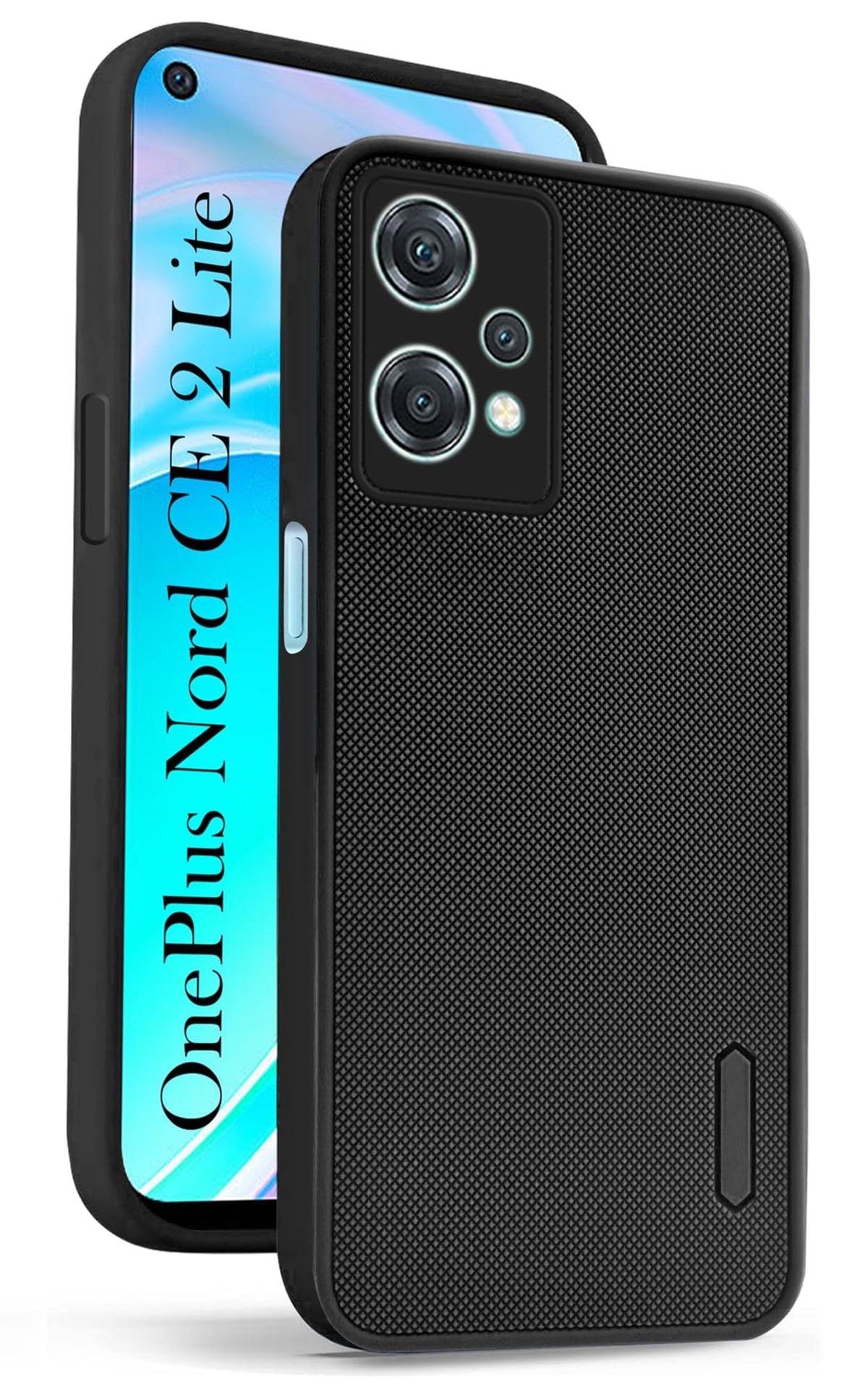 For Oneplus Nord CE 2 Lite 5G Back Cover Case Rubberised (Textured Grip Design| Micro-Fiber Cloth Inside | Slim and Light Weight | Soft Touch and Feel)