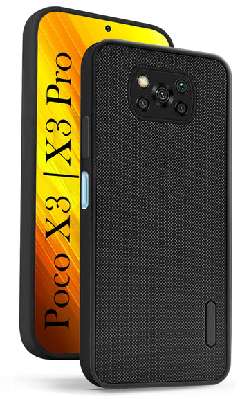 For Poco X3 | Poco X3 Pro Back Cover Case (Textured Grip Design | Camera Protetion | Slim and Light Weight | Soft Touch and Feel)