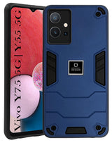 For Vivo Y75 5G | Y55 5G Back Cover Case (Lightweight Hybrid Armor Shockproof Polycarbonate)