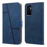 For Vivo V23e 4G | 5G Flip Cover Case (Stitched Leather Closure)