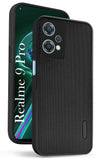 For Realme 9 Pro Back Cover Case Rubberised (Textured Grip Design| Micro-Fiber Cloth Inside | Slim and Light Weight | Soft Touch and Feel)