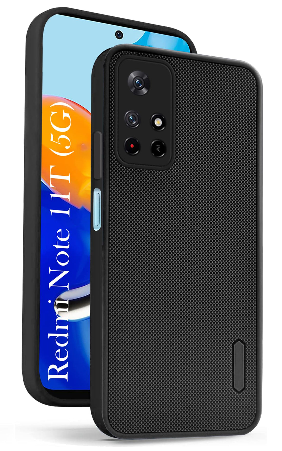 For Xiaomi Redmi Note 11T 5G Back Cover Case (Textured Grip Design | Camera Protetion | Slim and Light Weight | Soft Touch and Feel)