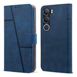 For vivo Y29  Flip Cover Case ( Stitched Leather with Magnetic Closure)