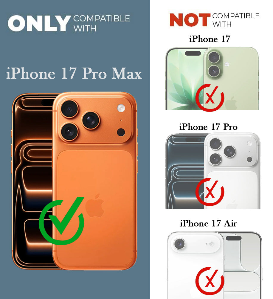 For Apple iPhone 17 Pro Max Back Cover Case (3D Cute Cartoons | Hard Back Side Soft | Matte Premium Finish | HD Printing)