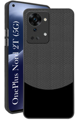 For OnePlus Nord 2T Back Cover Case (Elegant PU Leather Finish | Premium Minimalist Professional | Camera Protection Bump)