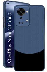 For OnePlus Nord 2T Back Cover Case (Elegant PU Leather Finish | Premium Minimalist Professional | Camera Protection Bump)