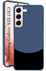 For Samsung Galaxy S22 Back Cover Case (Elegant PU Leather Finish | Premium Minimalist Professional | Camera Protection Bump)