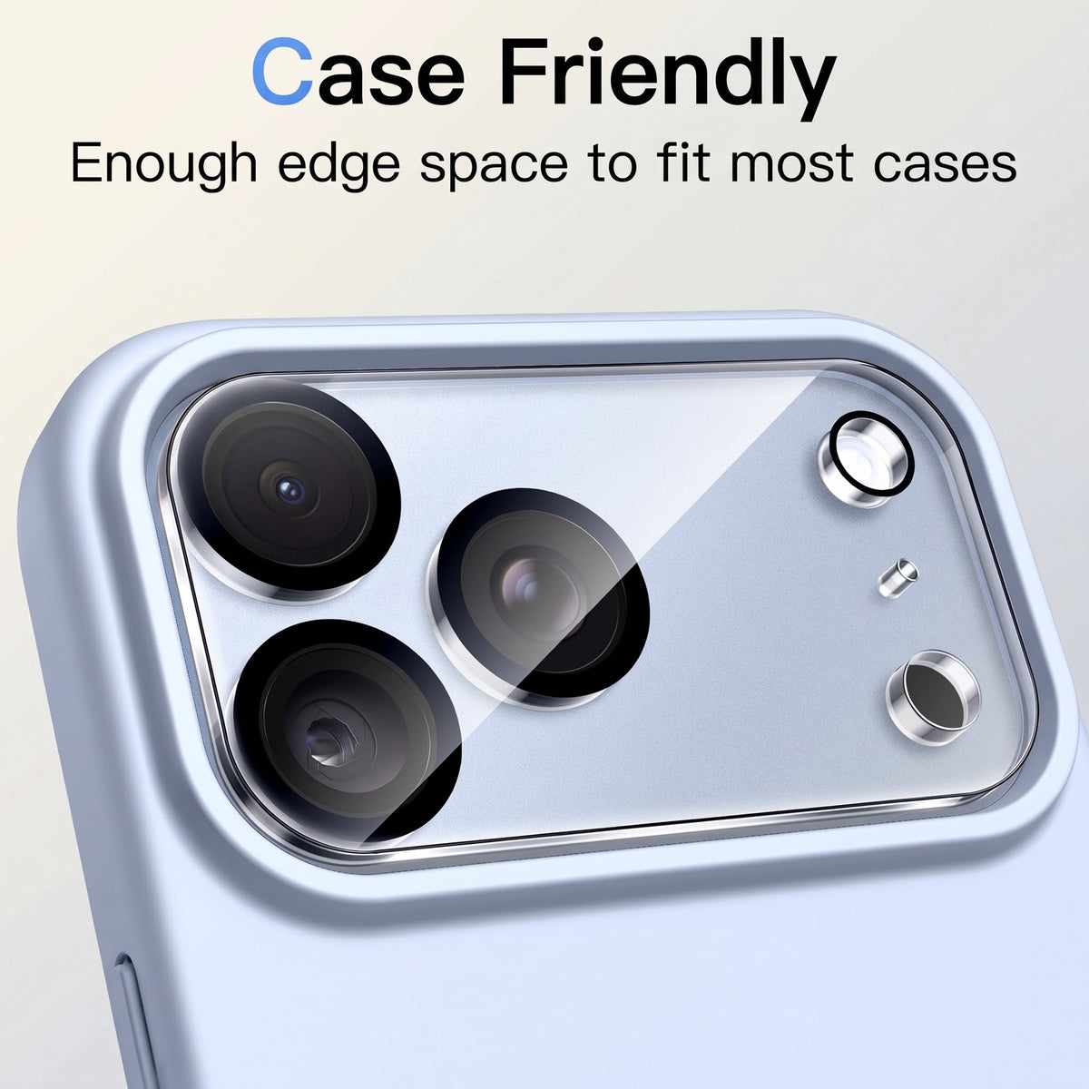 Crystal Clear Camera Lens Protector for iPhone 18 Pro – Sapphire 9H+ Glass, Anti-Scratch, Anti-Drop & Case Friendly