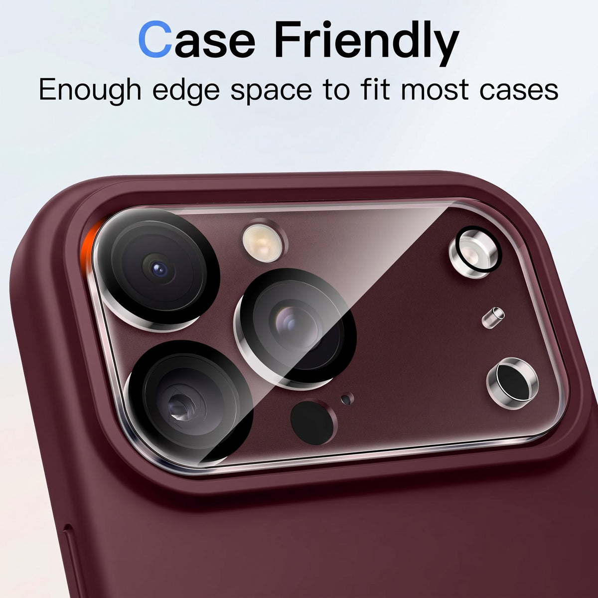 Crystal Clear Camera Lens Protector for iPhone 18 Pro Max – Sapphire 9H+ Glass, Anti-Scratch, Anti-Drop & Case Friendly