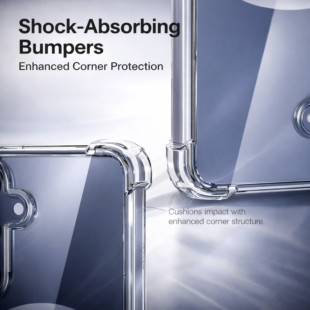 Shockproof Crystal-Clear Magsafe Wireless Support Hard Polycarbonate Cases