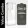 Lifetime Anti-Yellow Clear Sleek Hard Crystal Shockproof Cases With Glass